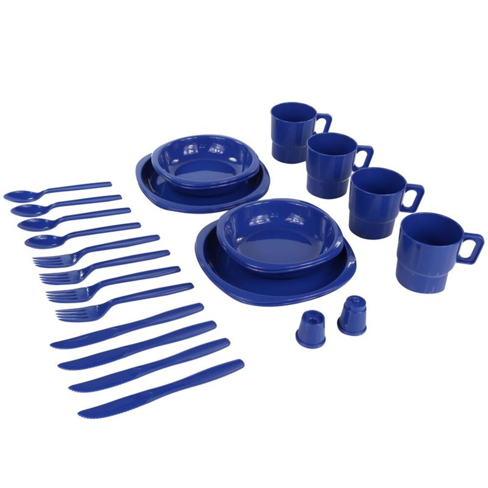 Regatta Plain 4 Person Picnic Set / Oxford Blue